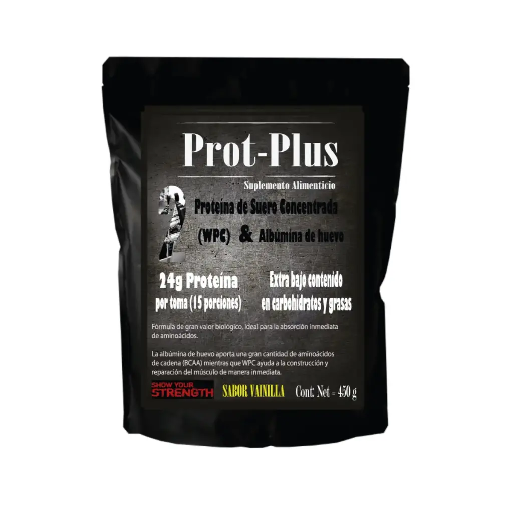 PROT PLUS VINILLA 450 GR